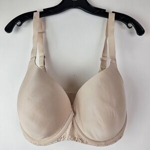 Chantelle Easy‎ Feel Norah Bra Very Covering Spacer Underwire Bra 32H NWOT Beige